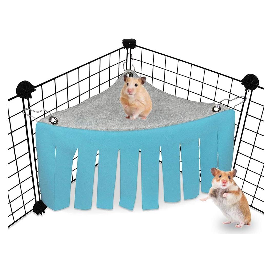 Escondite para Hámster WishLotus Azul y Gris 44.5x30.5 cm