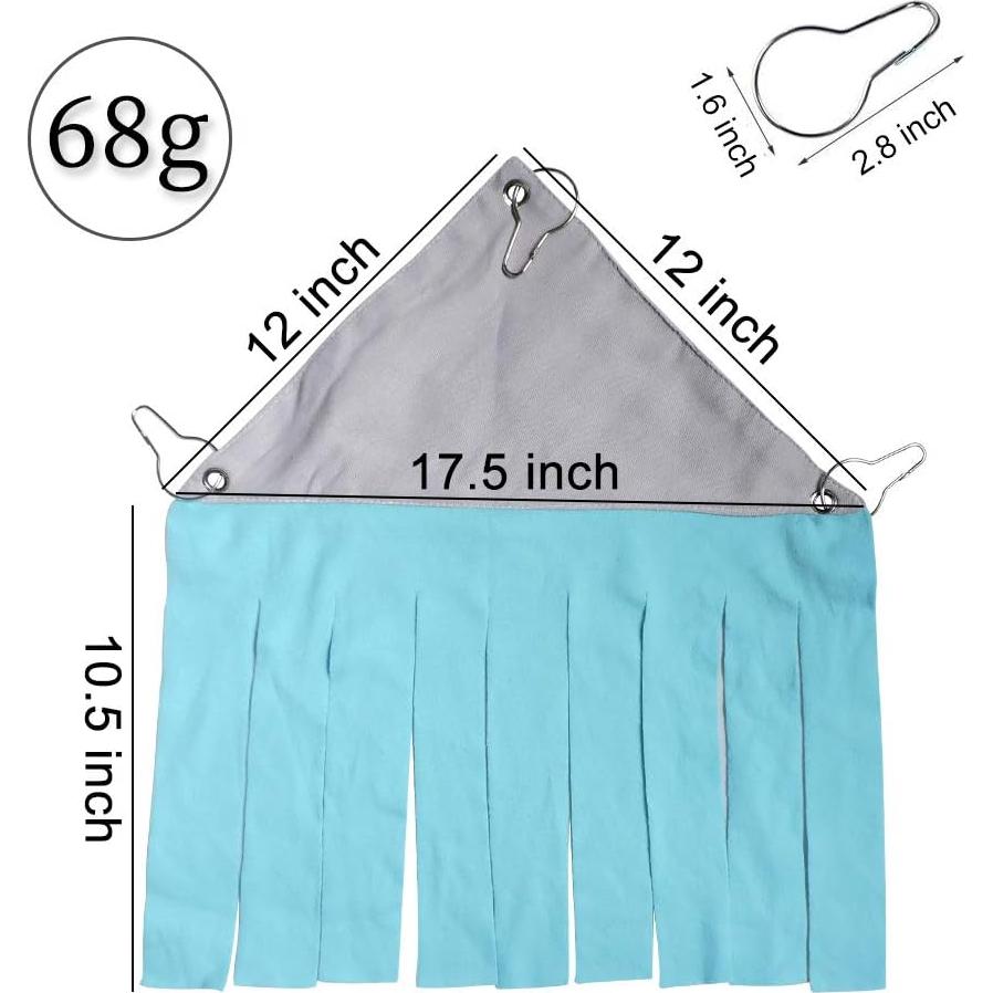 Escondite para Hámster WishLotus Azul y Gris 44.5x30.5 cm