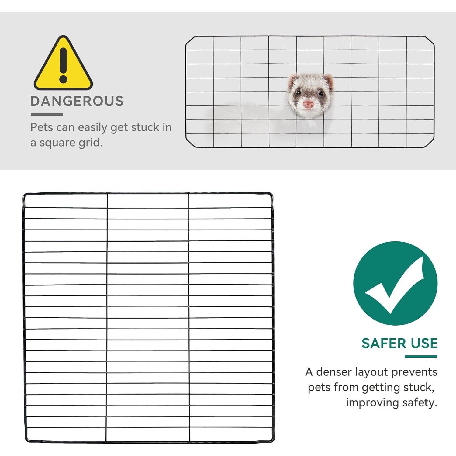 Jaula para Gatos YITAHOME Extra Grande 71x71 cm con Hamaca