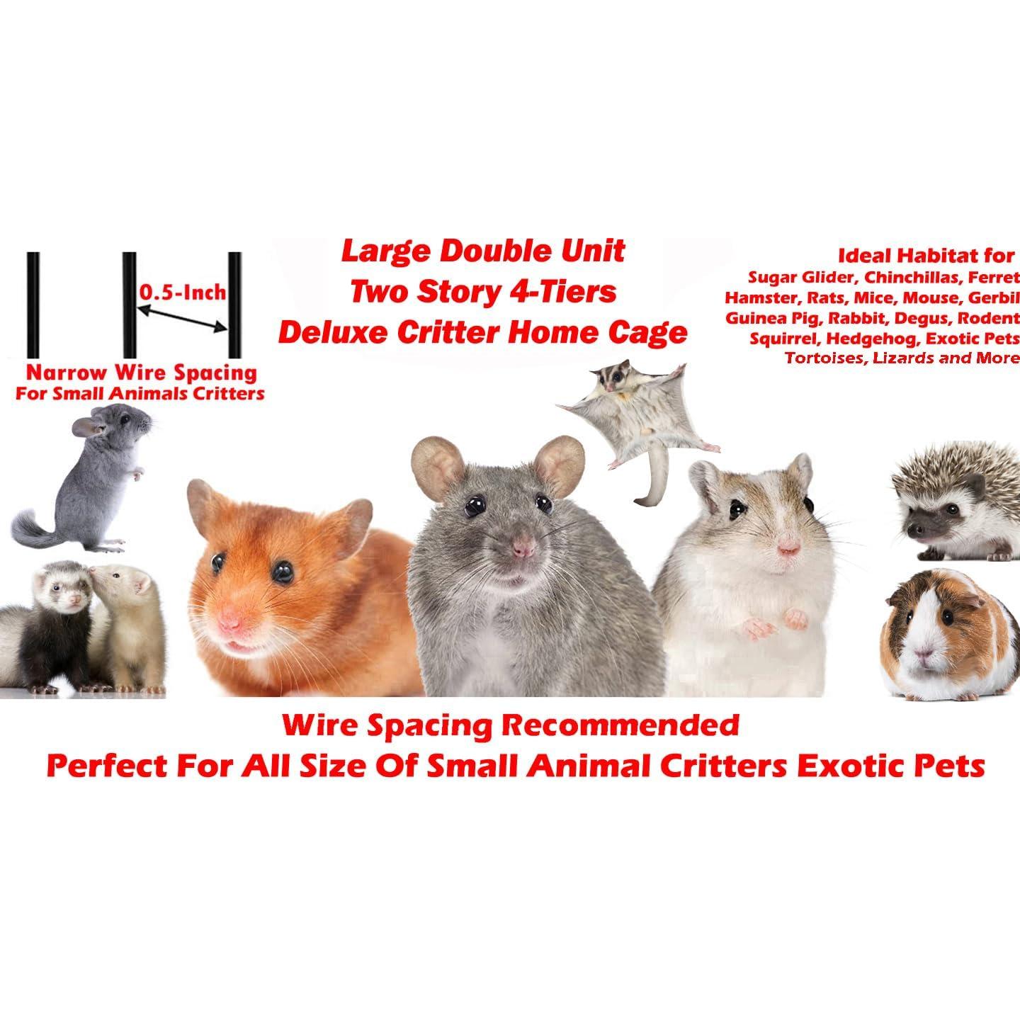 Jaula Grande para Pequeños Animales Mcage 61x44.5x136 cm