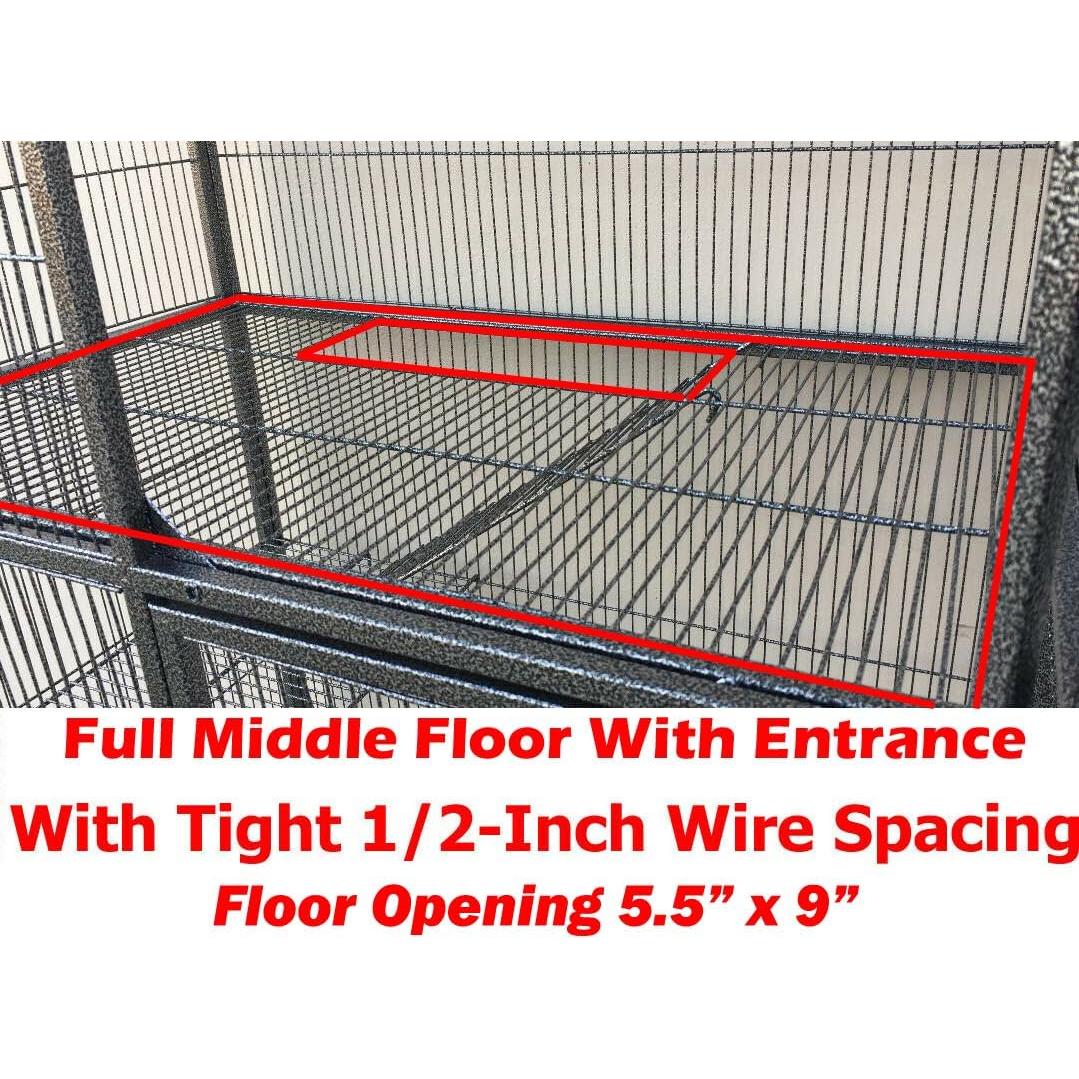 Jaula Grande para Pequeños Animales Mcage 61x44.5x136 cm