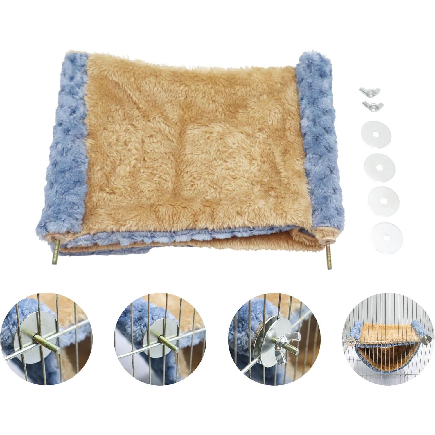 Hamaca para Ratas y Pequeñas Mascotas MinrzPet 30x25 cm