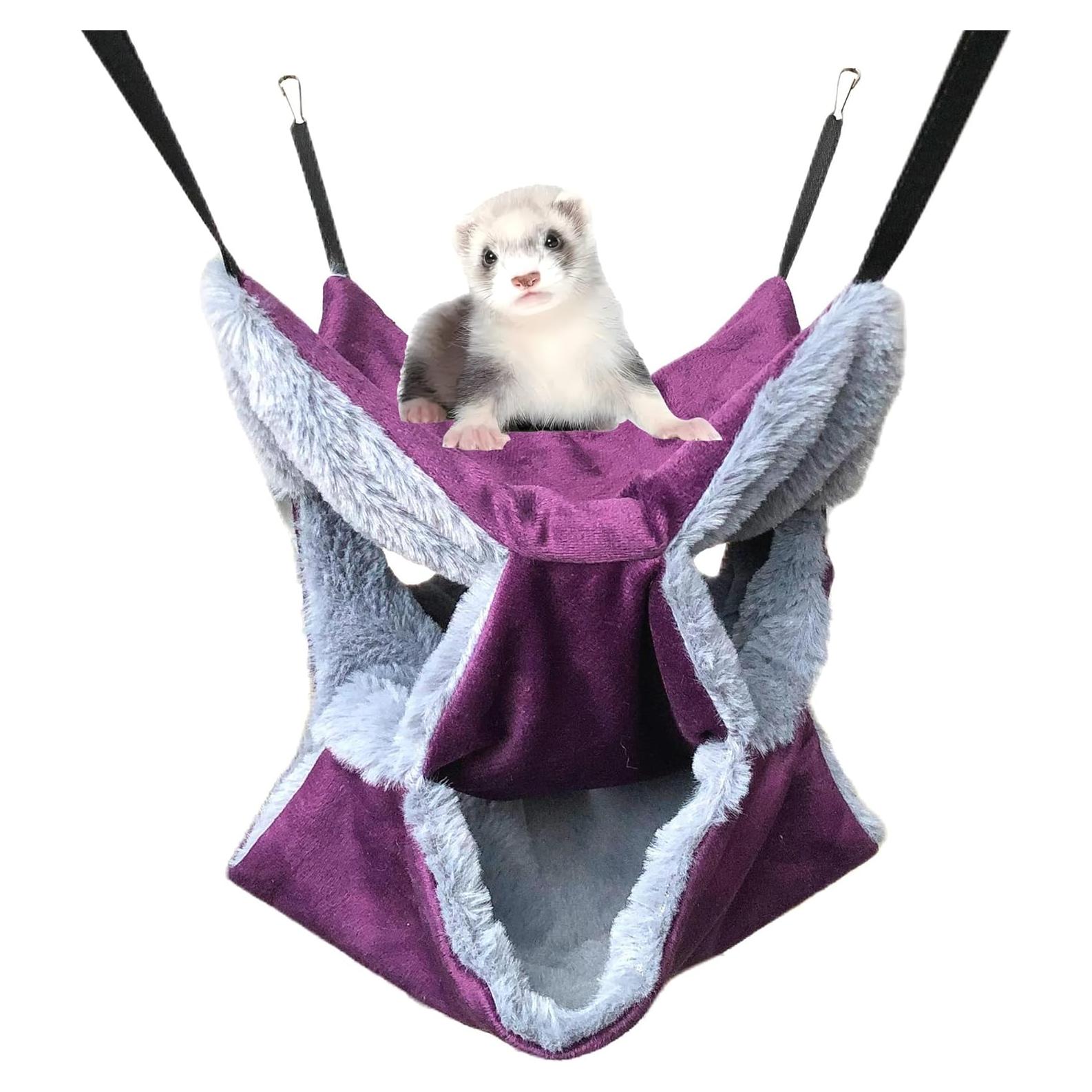 Cama Colgante para Animales Pequeños Mengxi 29cm Felpa Cálida