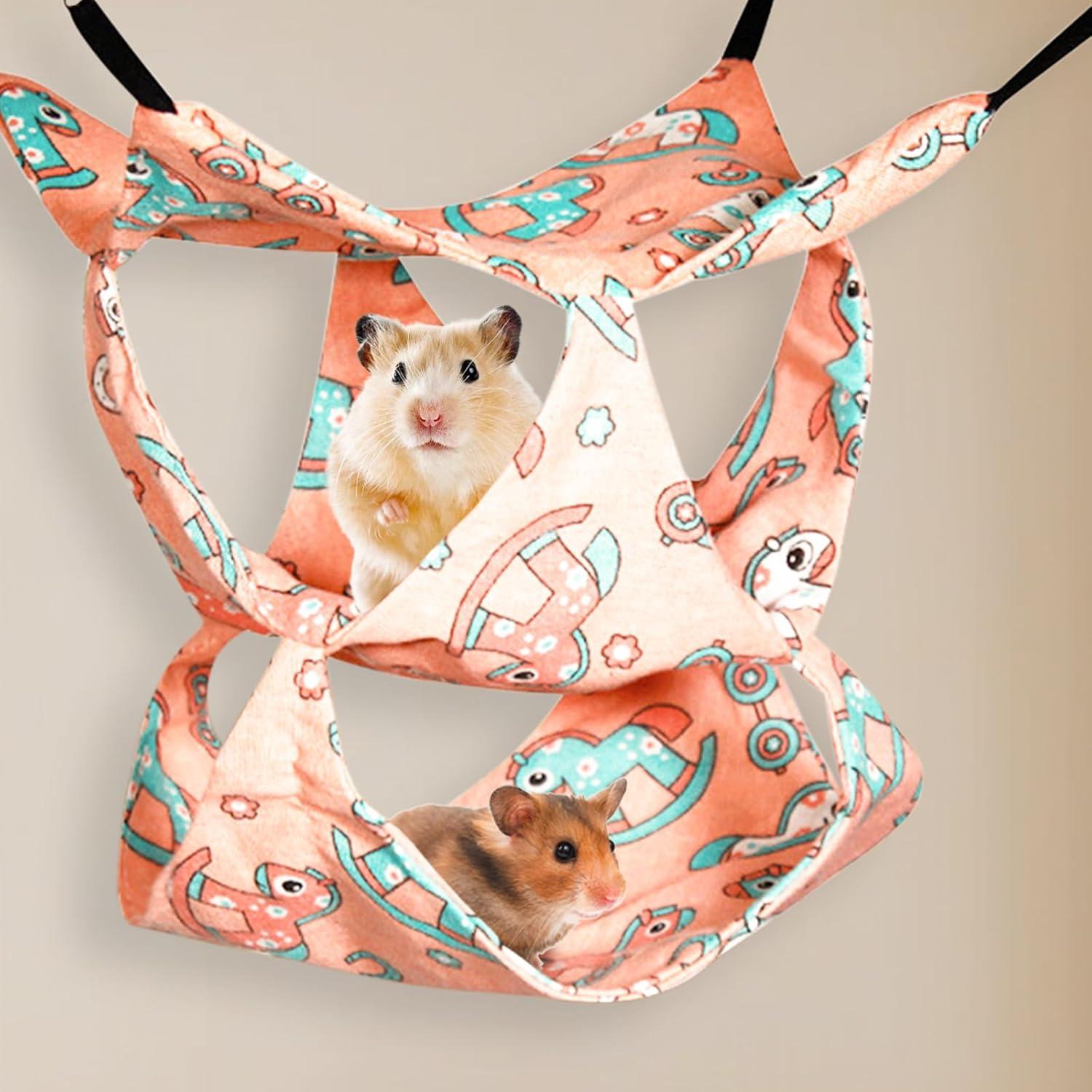 Hamaca 2 Niveles para Mascotas DINTSTYLE 24.9x24.9cm Lino