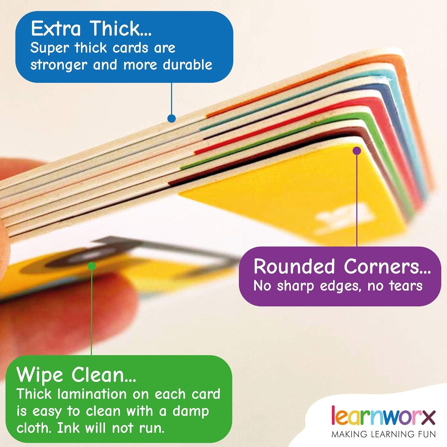 Tarjetas Didácticas en Español Learnworx - 101 Piezas