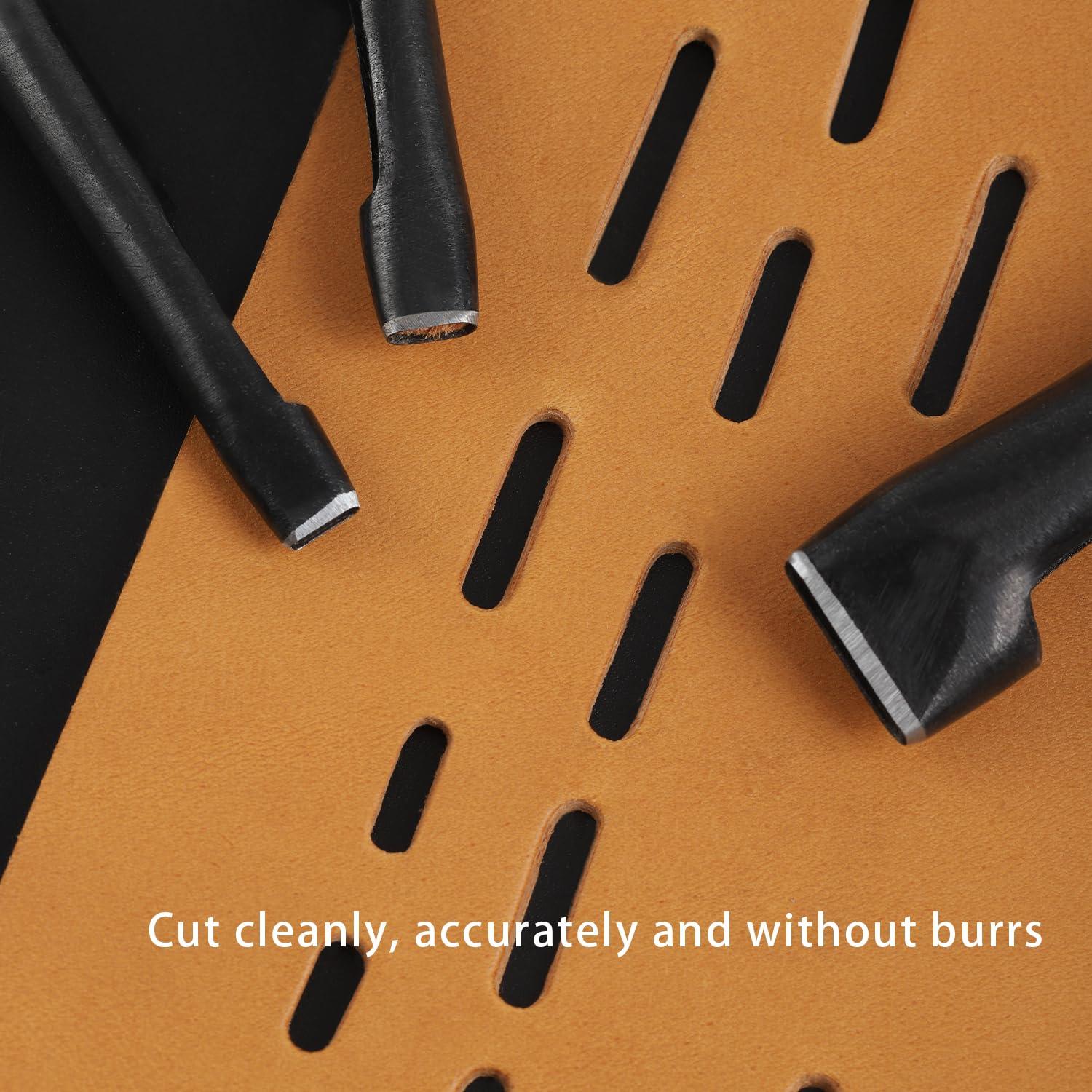 Perforador de Cuero WUTA 3 Pcs - Varios Tamaños para Cinturones