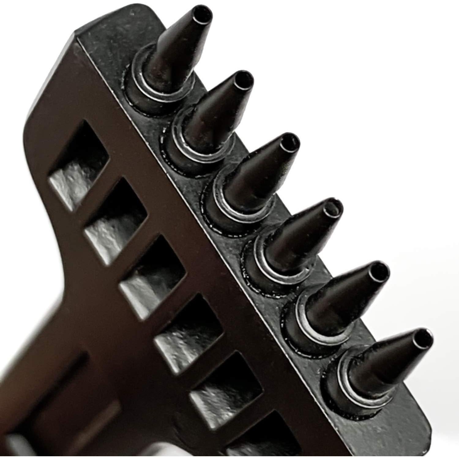 Juego de Punzones de Cuero Citian 6mm - 3 Piezas 2/4/6 Dientes