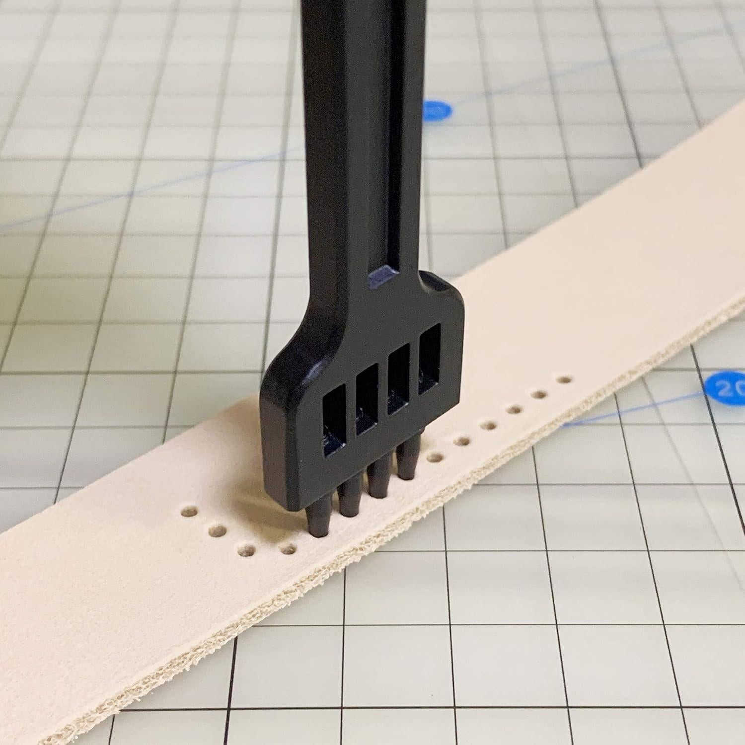 Juego de Punzones de Cuero Citian 6mm - 3 Piezas 2/4/6 Dientes