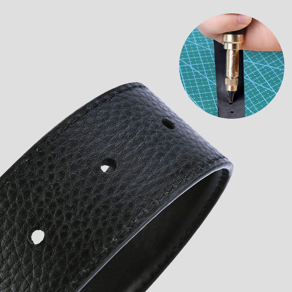 Perforador de Agujeros para Cuero Mnuizu 6 Tamaños Ajustables