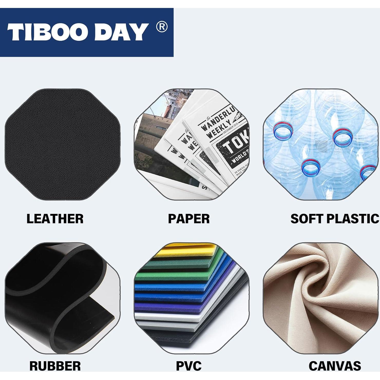 Juego de Perforadoras de Cuero TIBOO 6 Piezas 4.76-12.7 mm