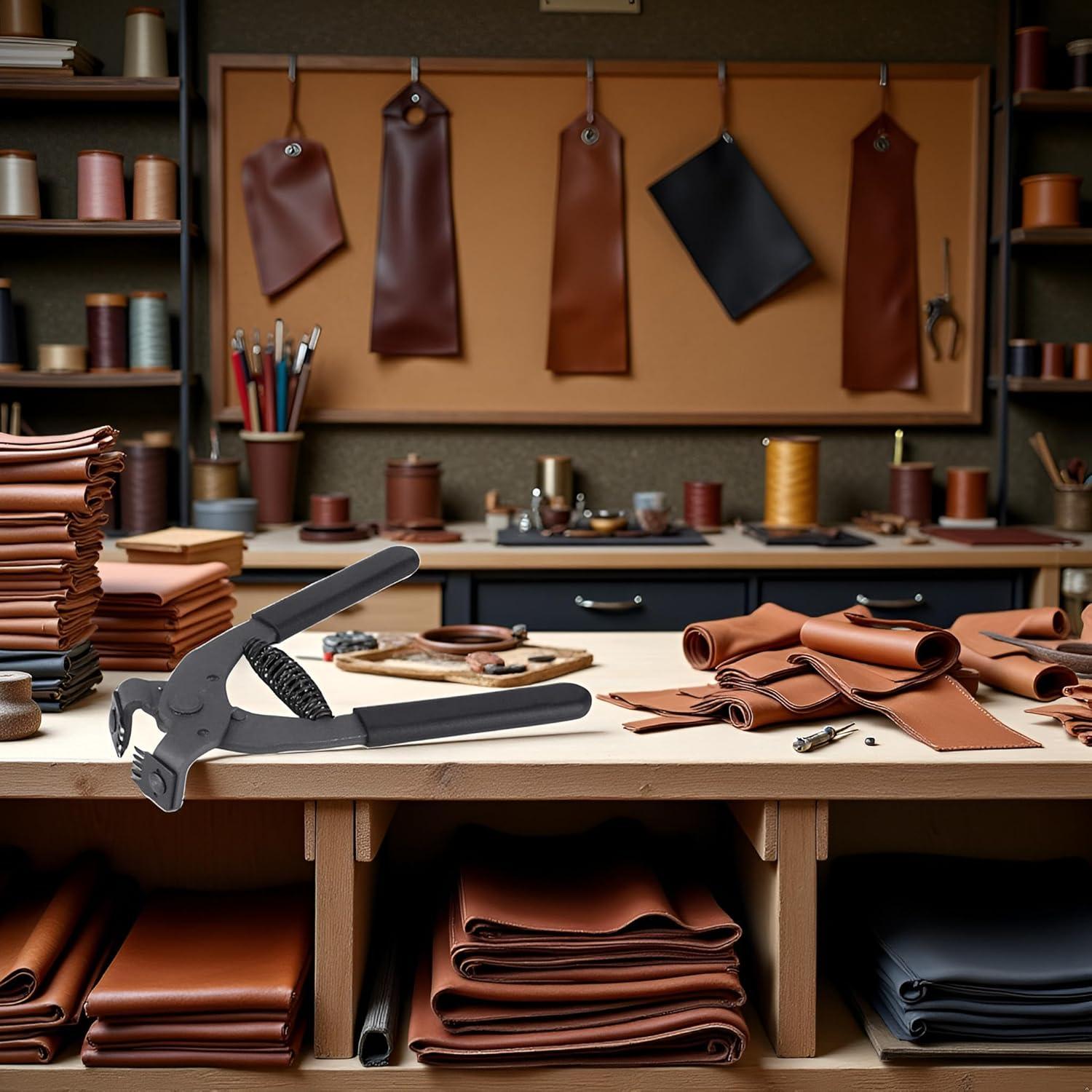 Alicates de Perforación de Cuero Pssopp 4mm - 2 y 4 Dientes