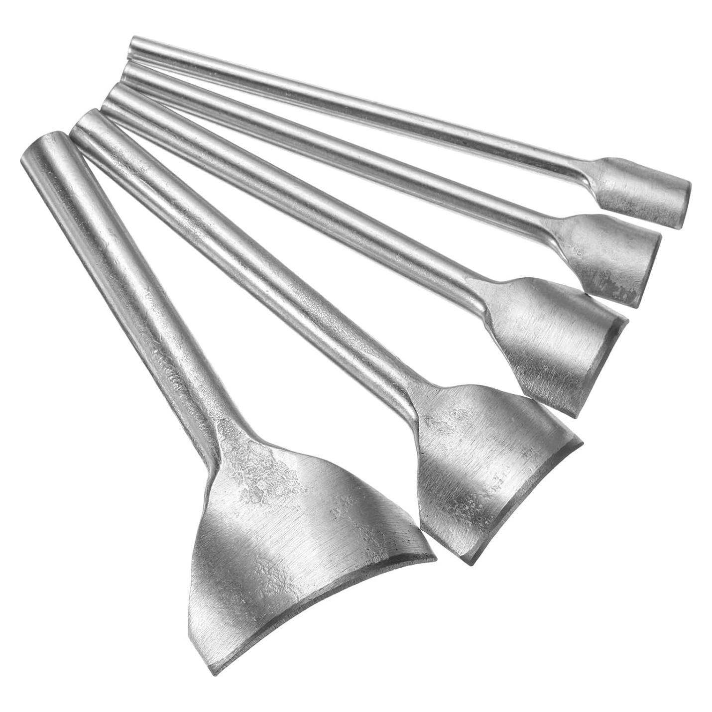Juego de Punch de Cuero uxcell 5 Piezas 10-40mm Arco