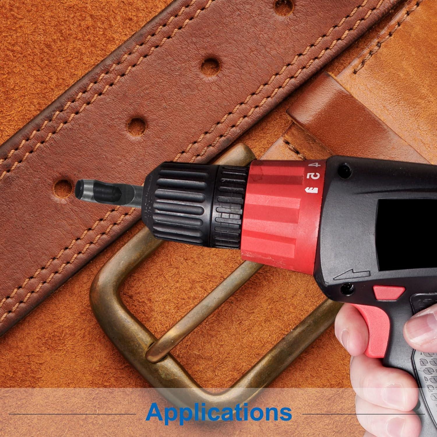 Perforador de Agujeros de Cuero HARFINGTON 6.4mm y 9.5mm