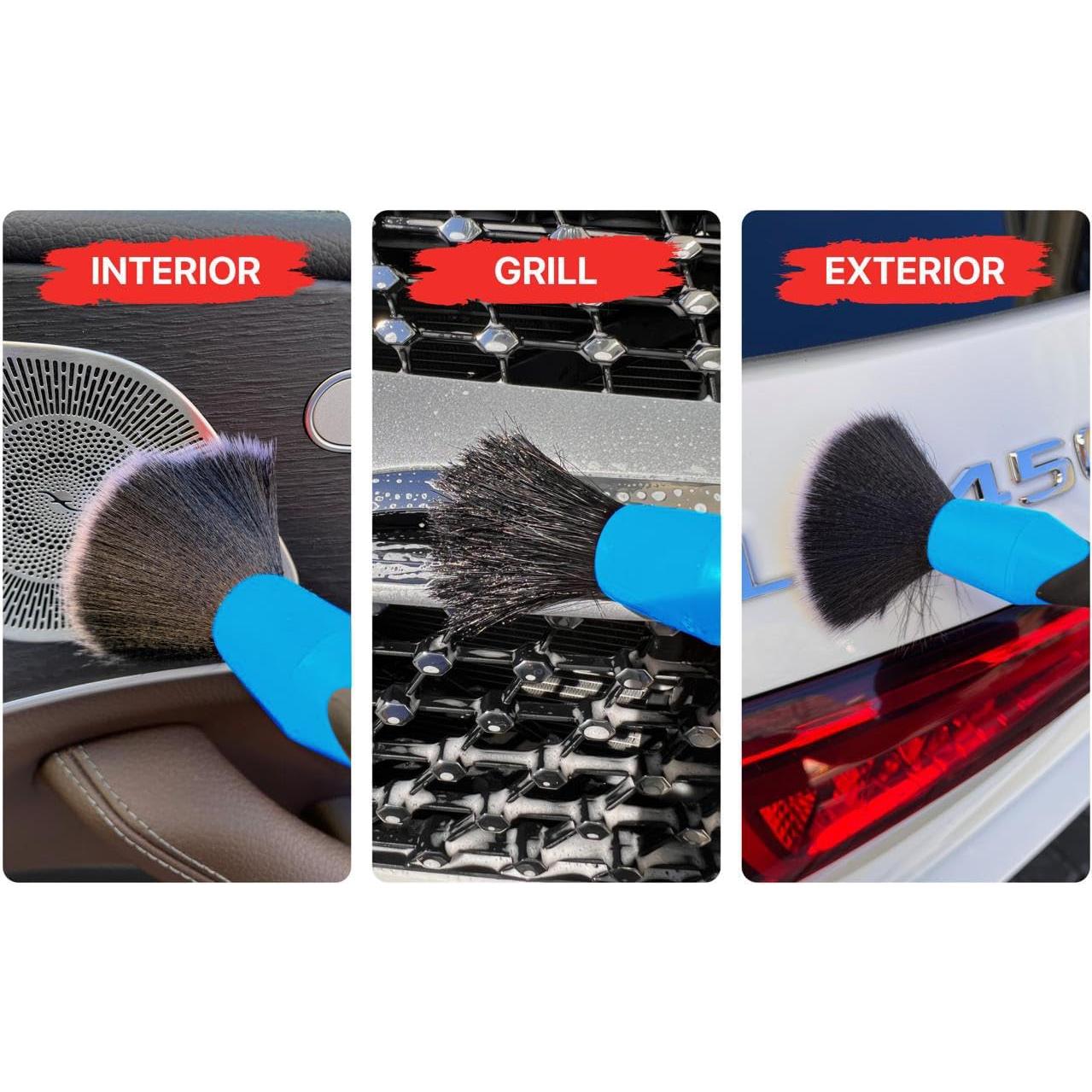 Juego de Cepillos de Detalle 55tech - 5 Piezas para Autos