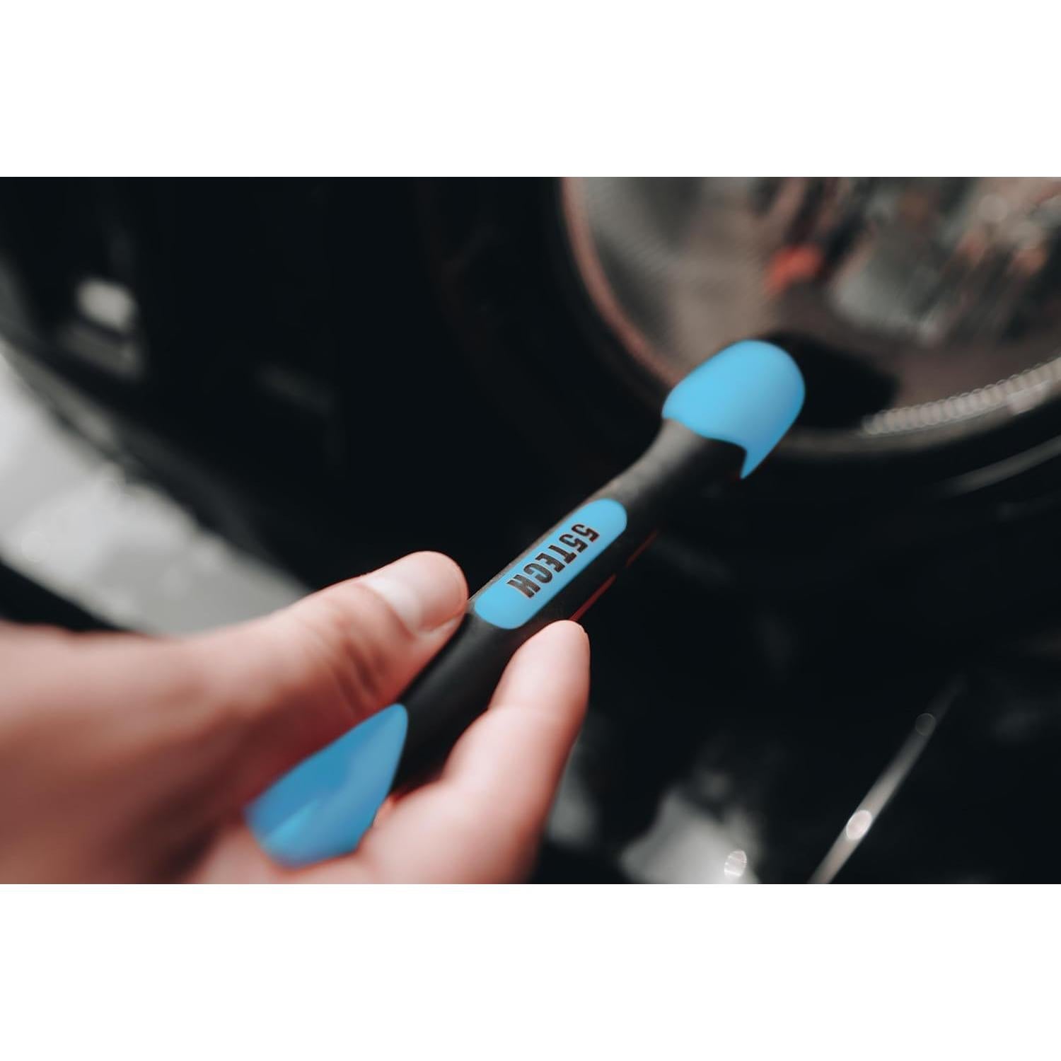 Juego de Cepillos de Detalle 55tech - 5 Piezas para Autos