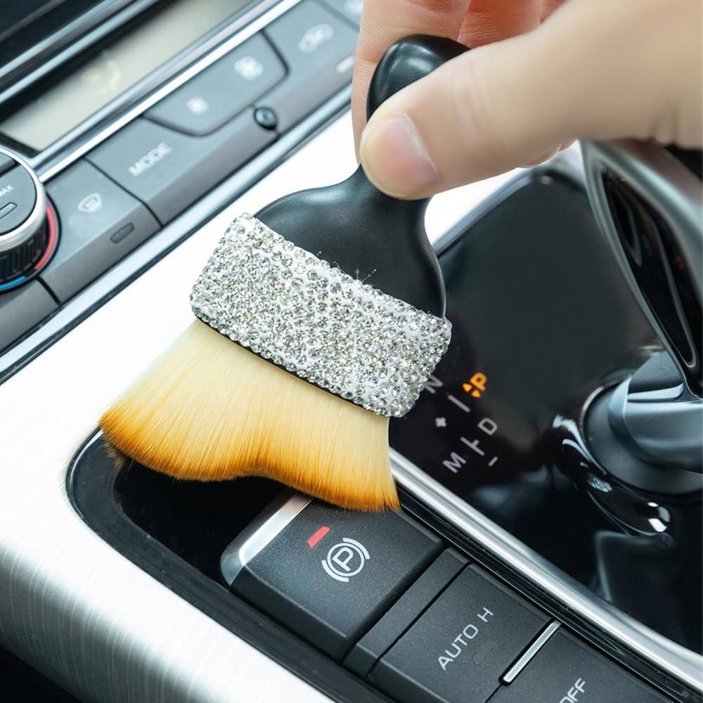 Cepillo de Limpieza para Interior de Coche GSRYPC Oro Rosa