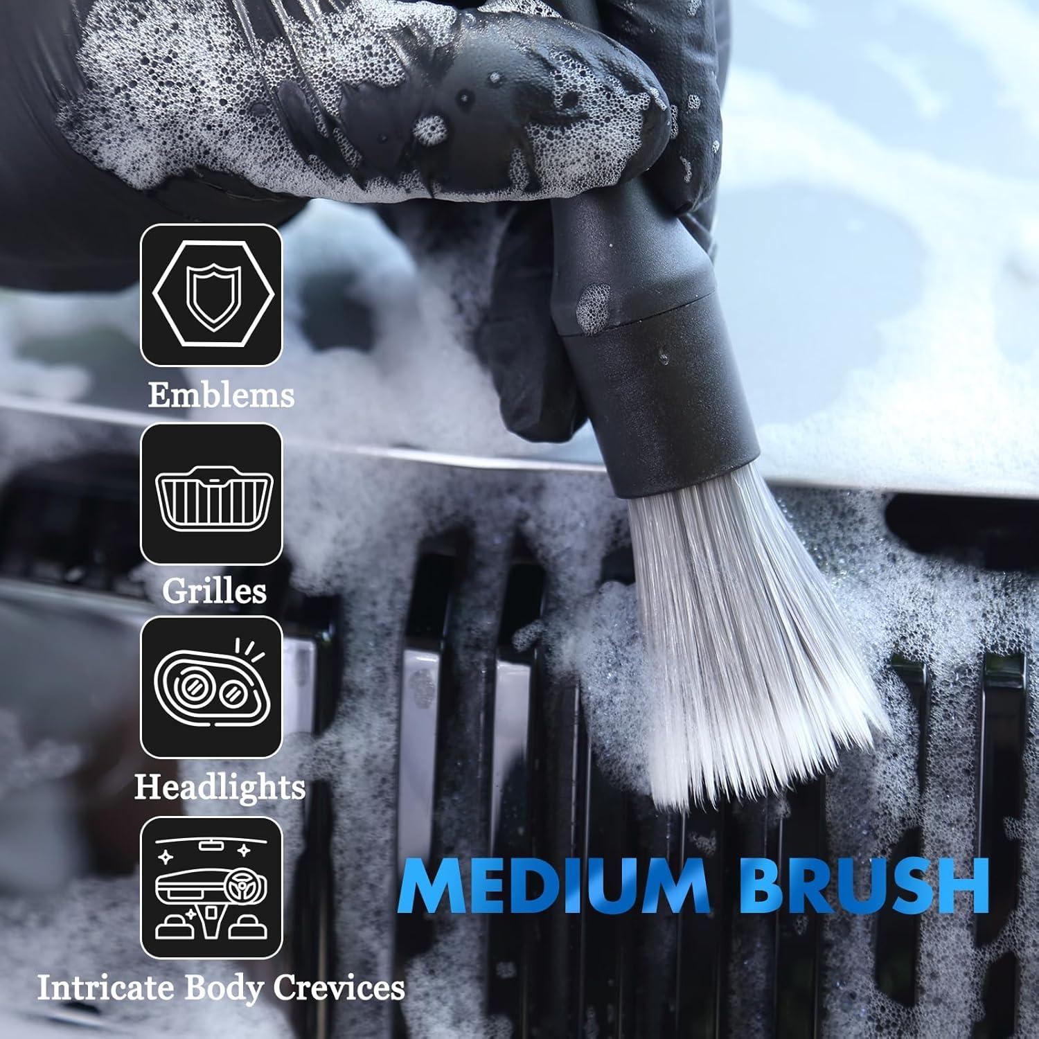 Kit de Cepillos de Detalle Interior YmBest - 6 Piezas con Bolsa