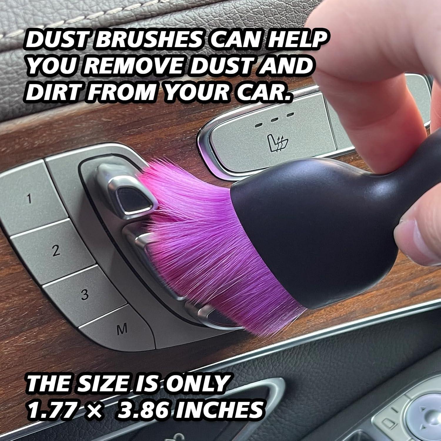 Cepillo de Detalle para Interior de Coche Beypovk 2 Piezas