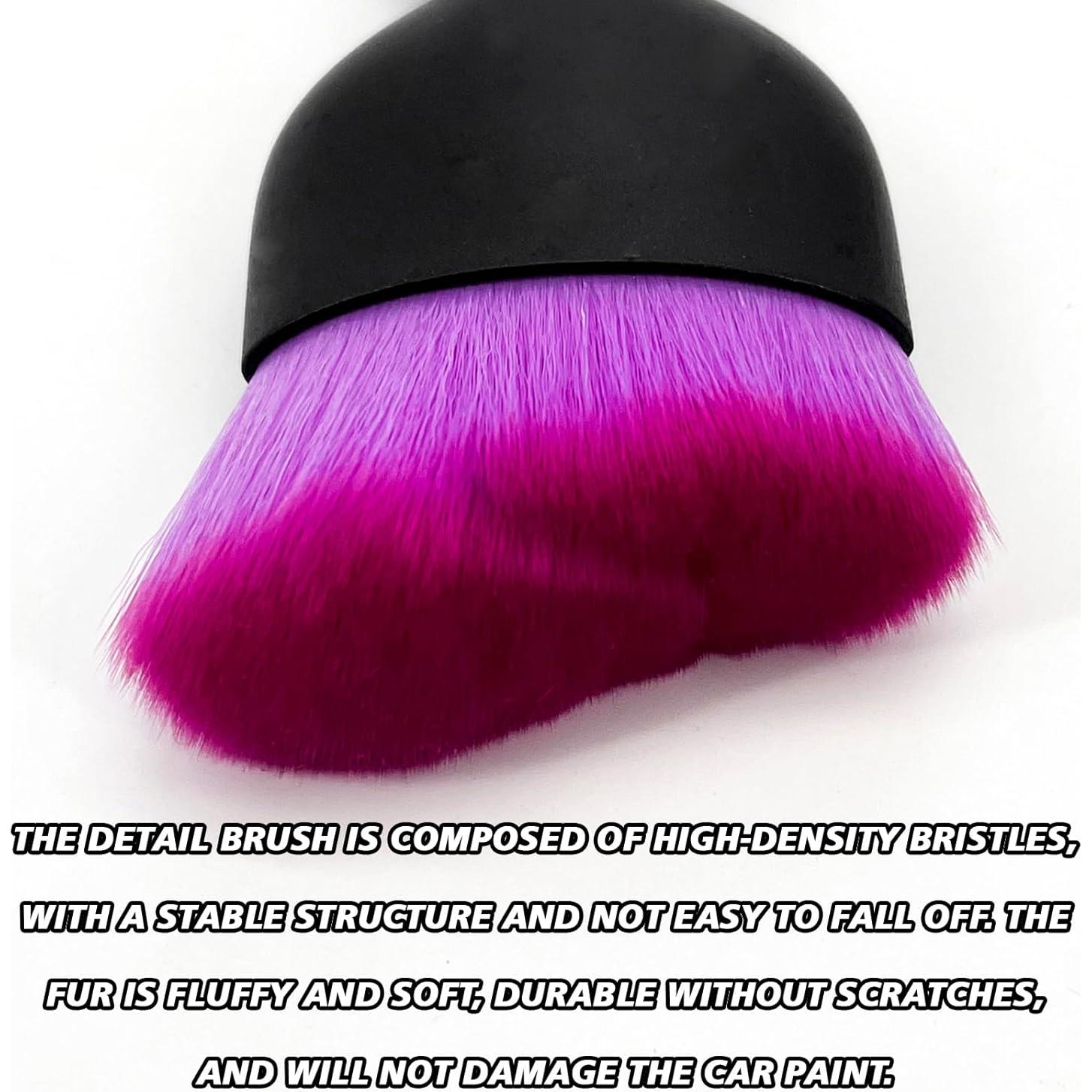 Cepillo de Detalle para Interior de Coche Beypovk 2 Piezas