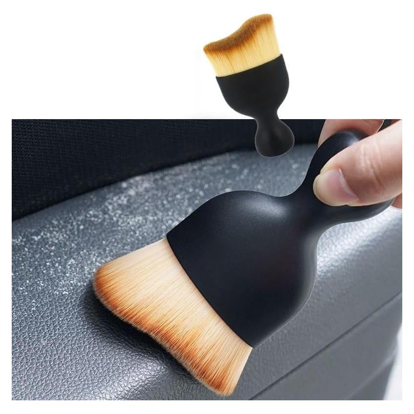 Cepillo de Detalle para Interior de Coche Biyrly - Suave y Compacto