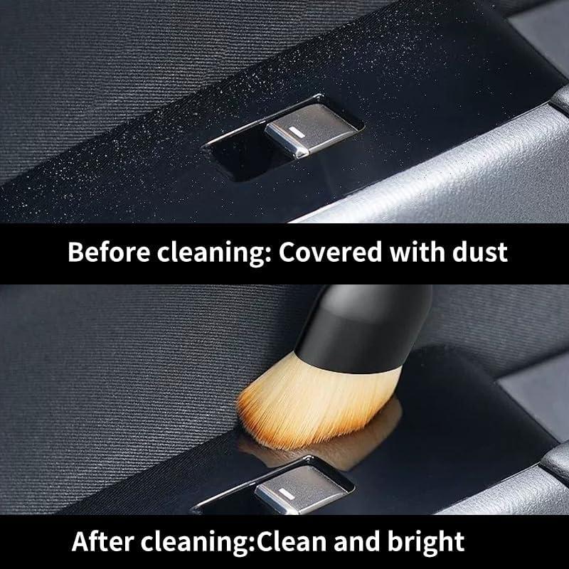 Cepillo de Detalle para Interior de Coche Biyrly - Suave y Compacto