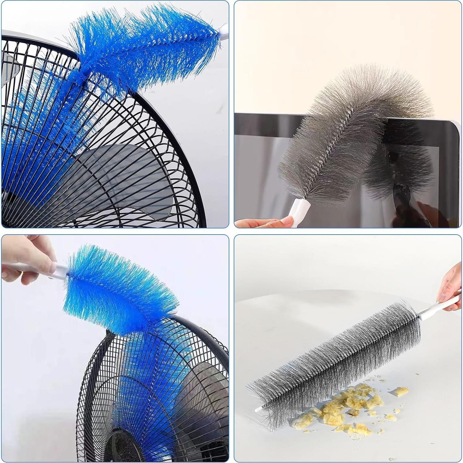 Juego de 4 Cepillos Limpiadores de Ventilador PENGJINYU