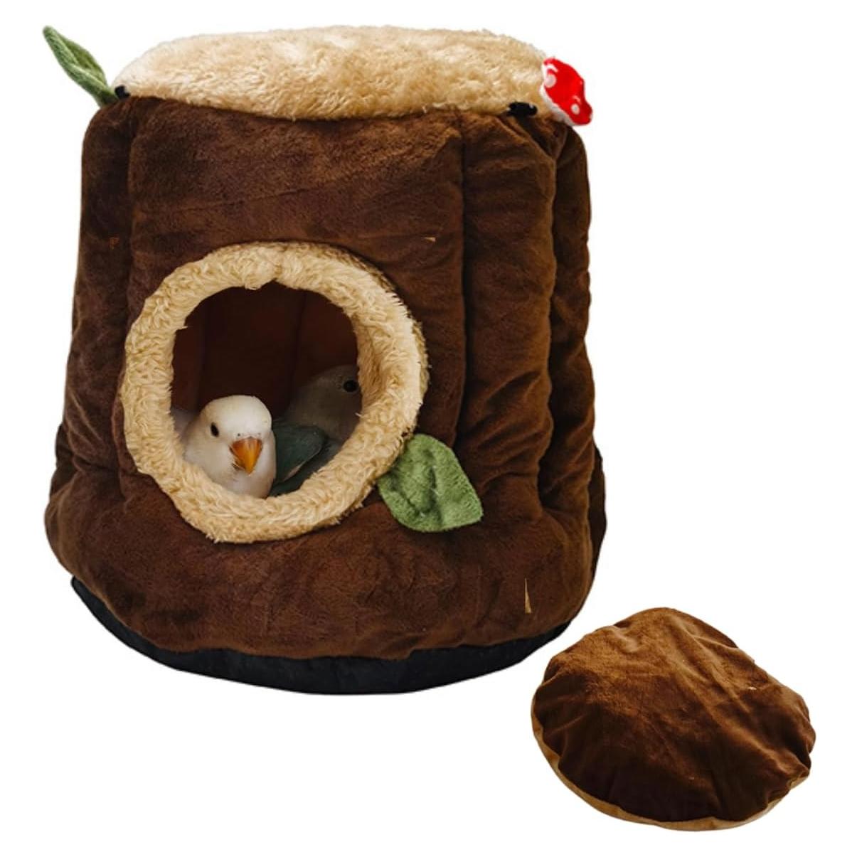 Nido de Pájaro Cálido Copfeu, Casa Tocón para Mascotas Pequeñas