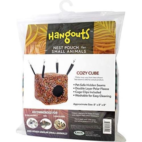 Cubo Acogedor Nutrición Exótica Arcoíris para Mascotas Pequeñas