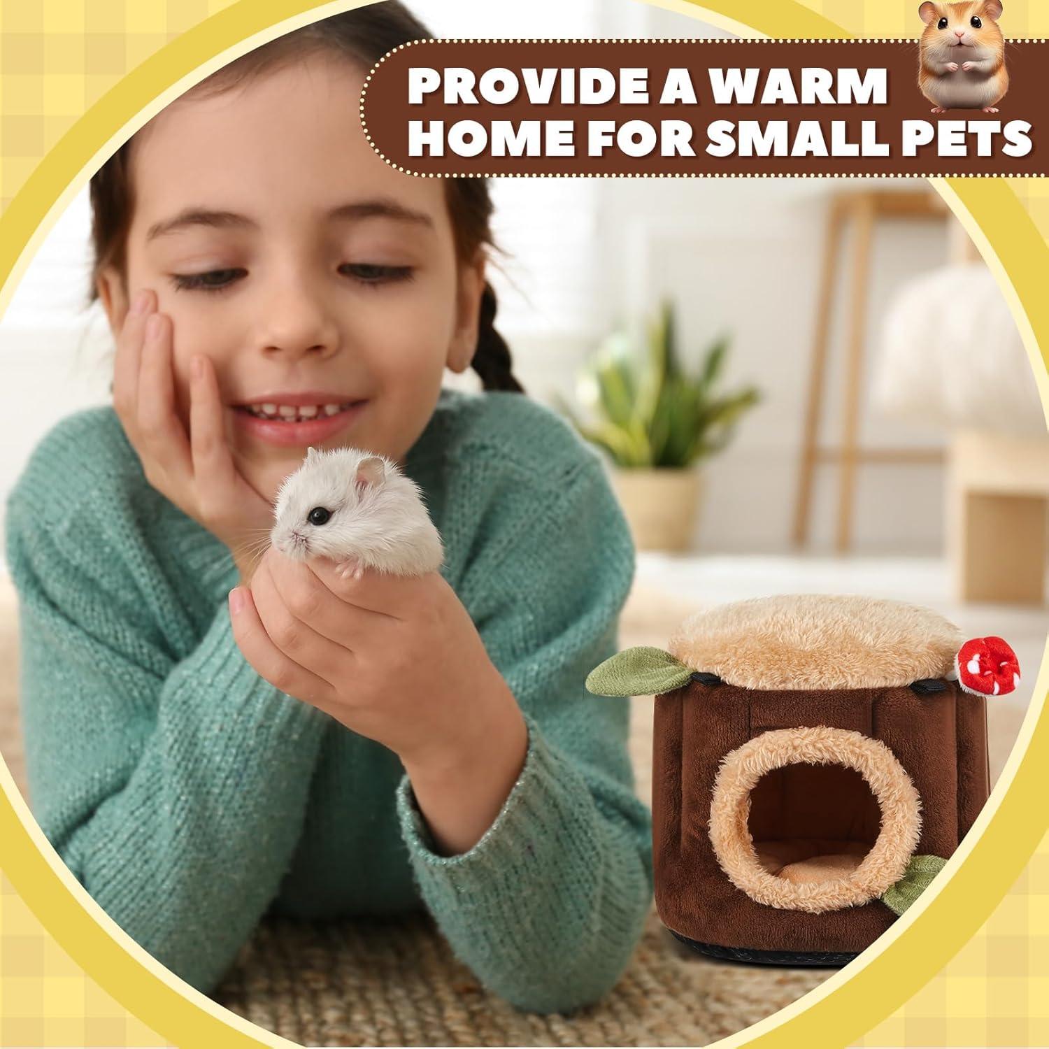 Hamaca para Hurón y Hámster Seenelling 2 Pcs Suave 15x15x17cm