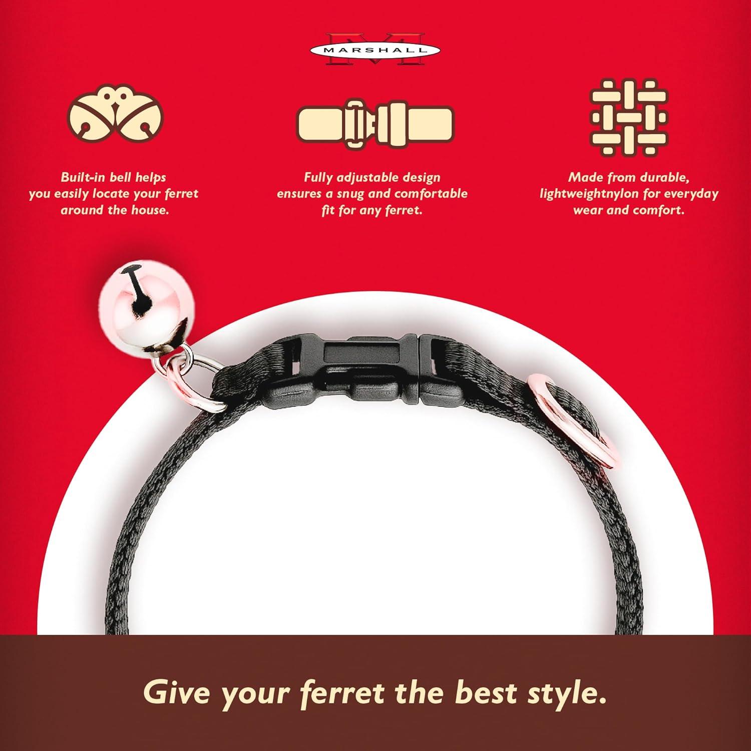 Collar de Campana Marshall para Hurones - Púrpura