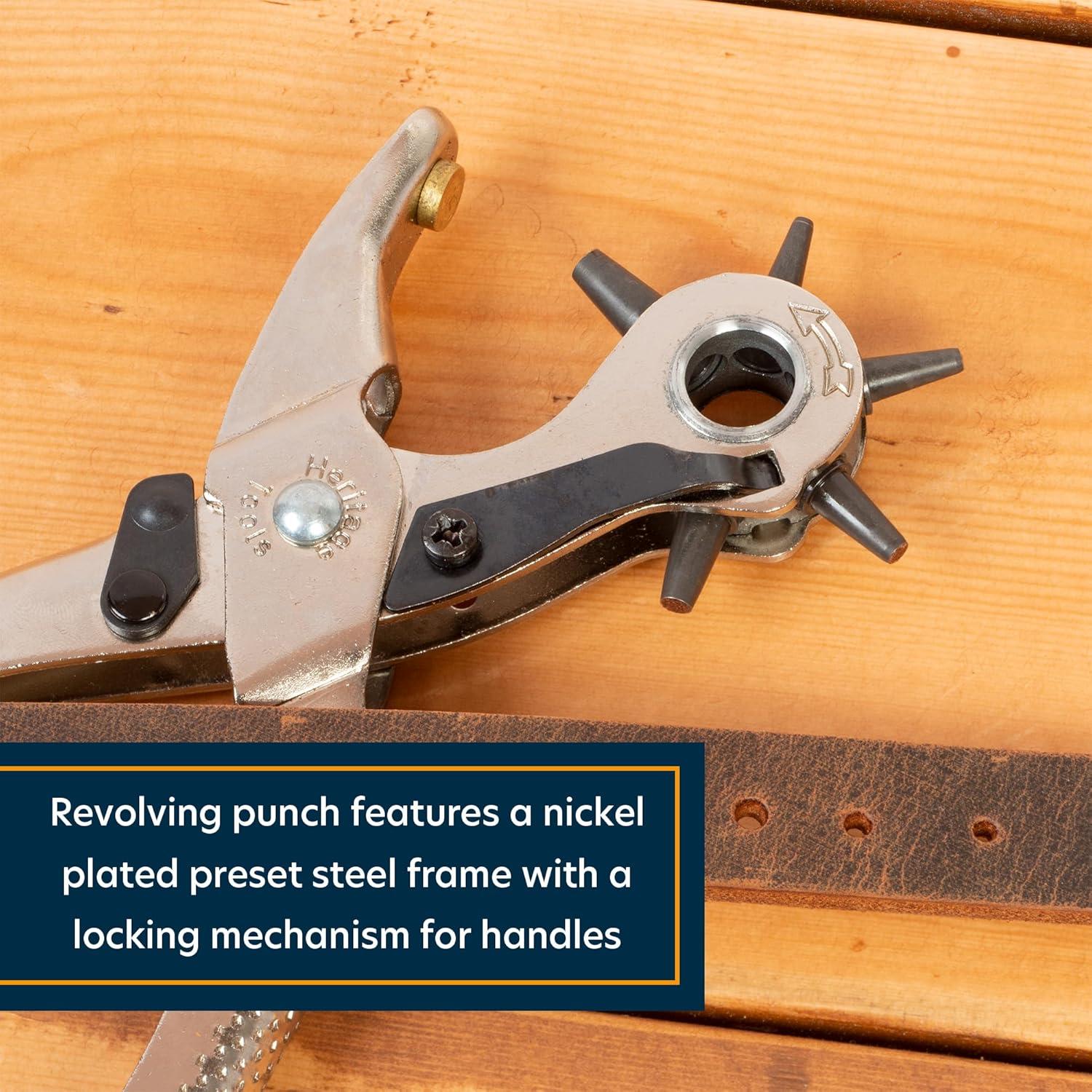 Perforador de Cuero Weaver Leathercraft - Hecho en Alemania