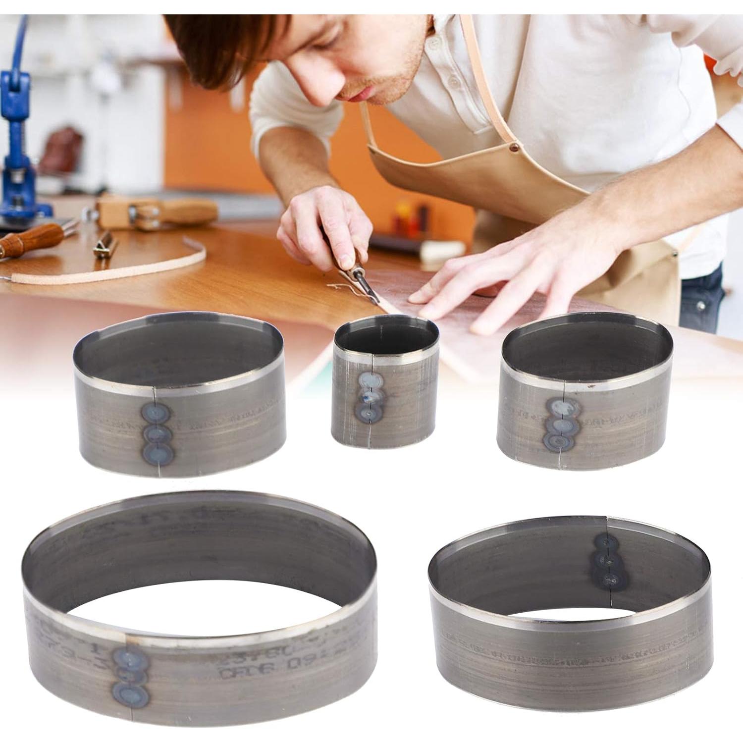 Juego de Troqueles de Perforación de Cuero Ejoyous 5 Piezas