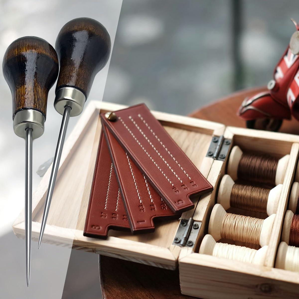 Juego de 4 Punzones de Rasguño Triwenve con Mango Ergonómico