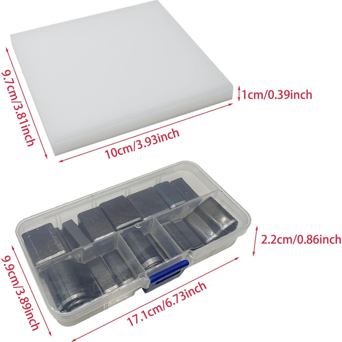 Juego de Punch de Agujeros de Cuero 40 PCS JiaMai US