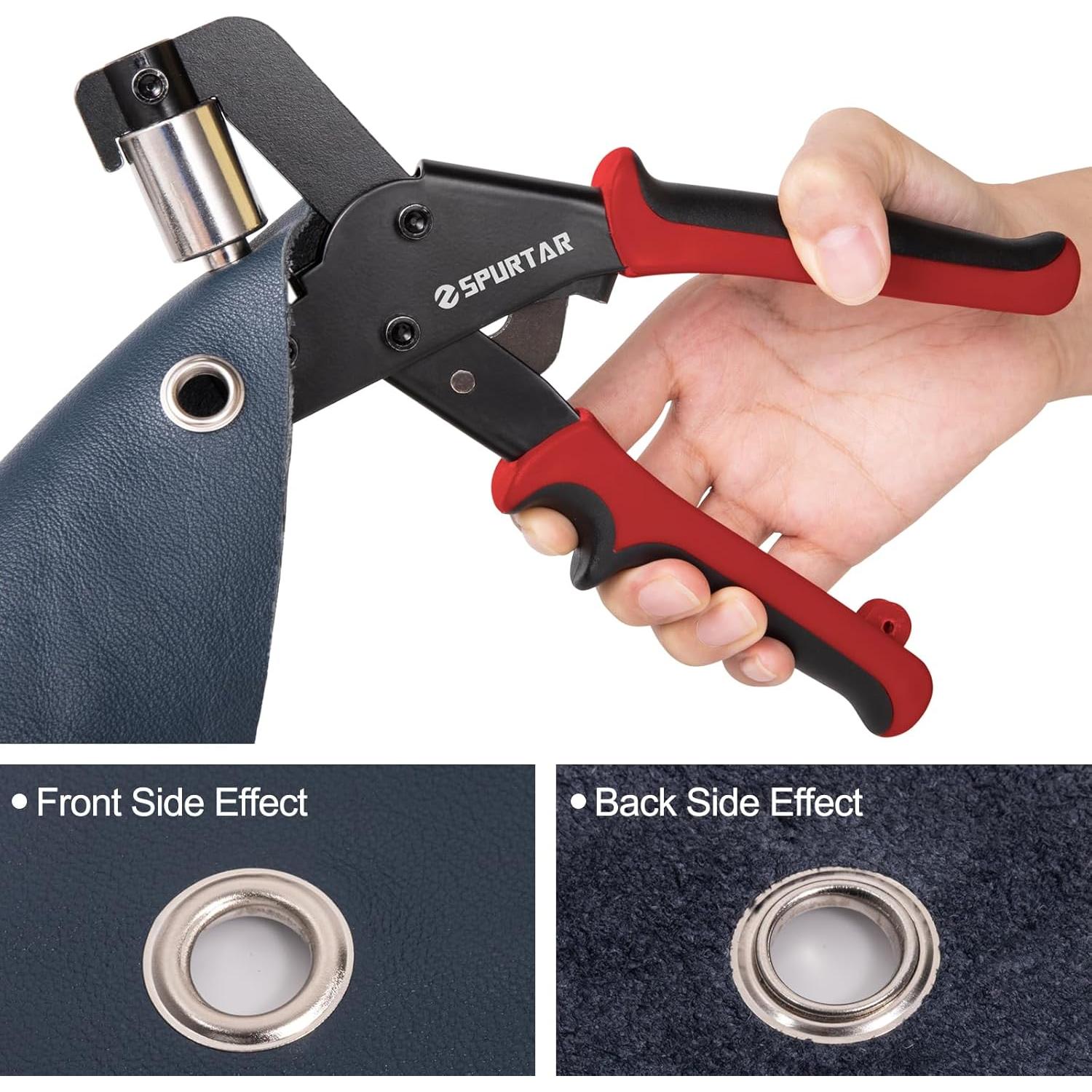 Kit de Ojetes Spurtar 10mm con 500 Ojetes Metálicos