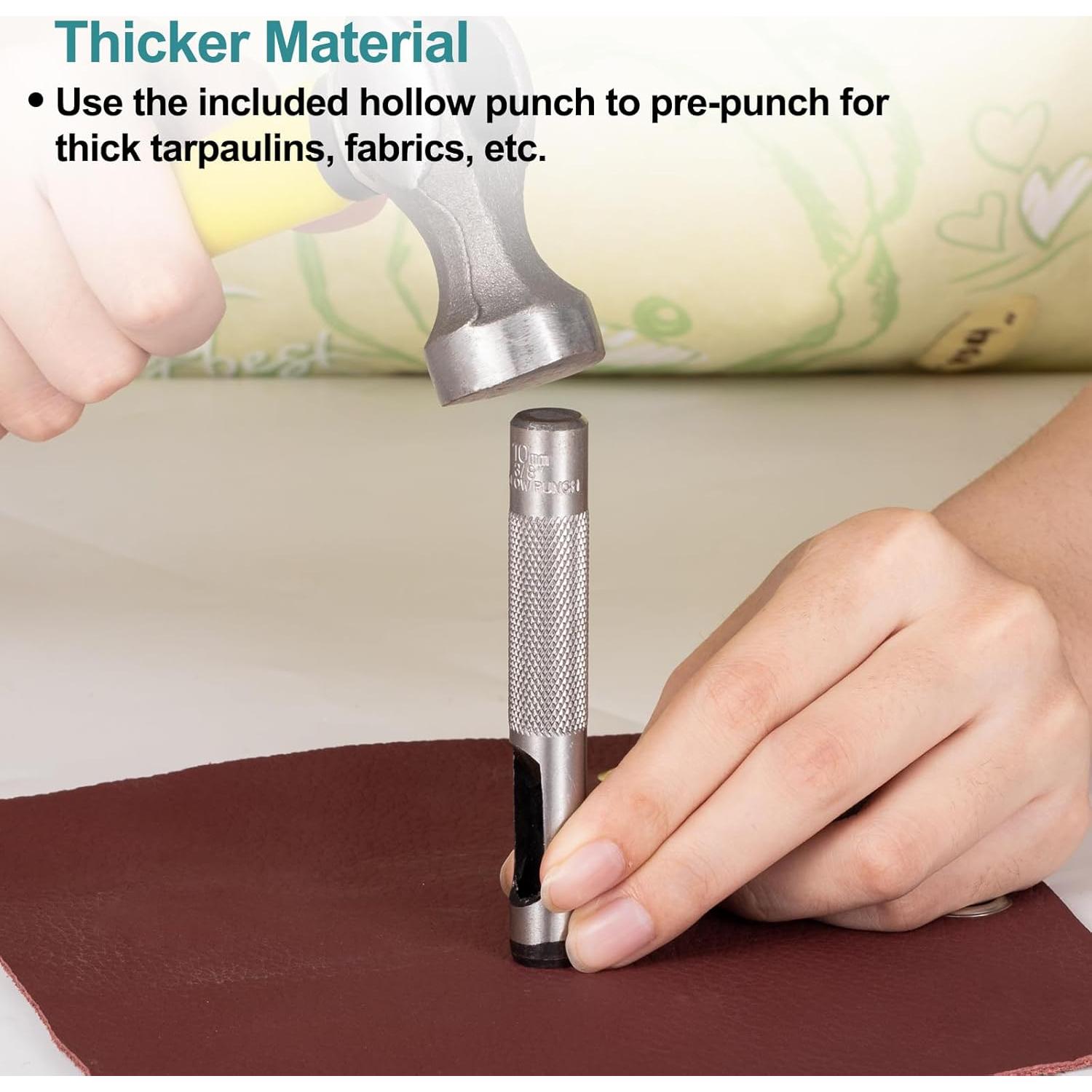 Kit de Ojetes Spurtar 10mm con 500 Ojetes Metálicos