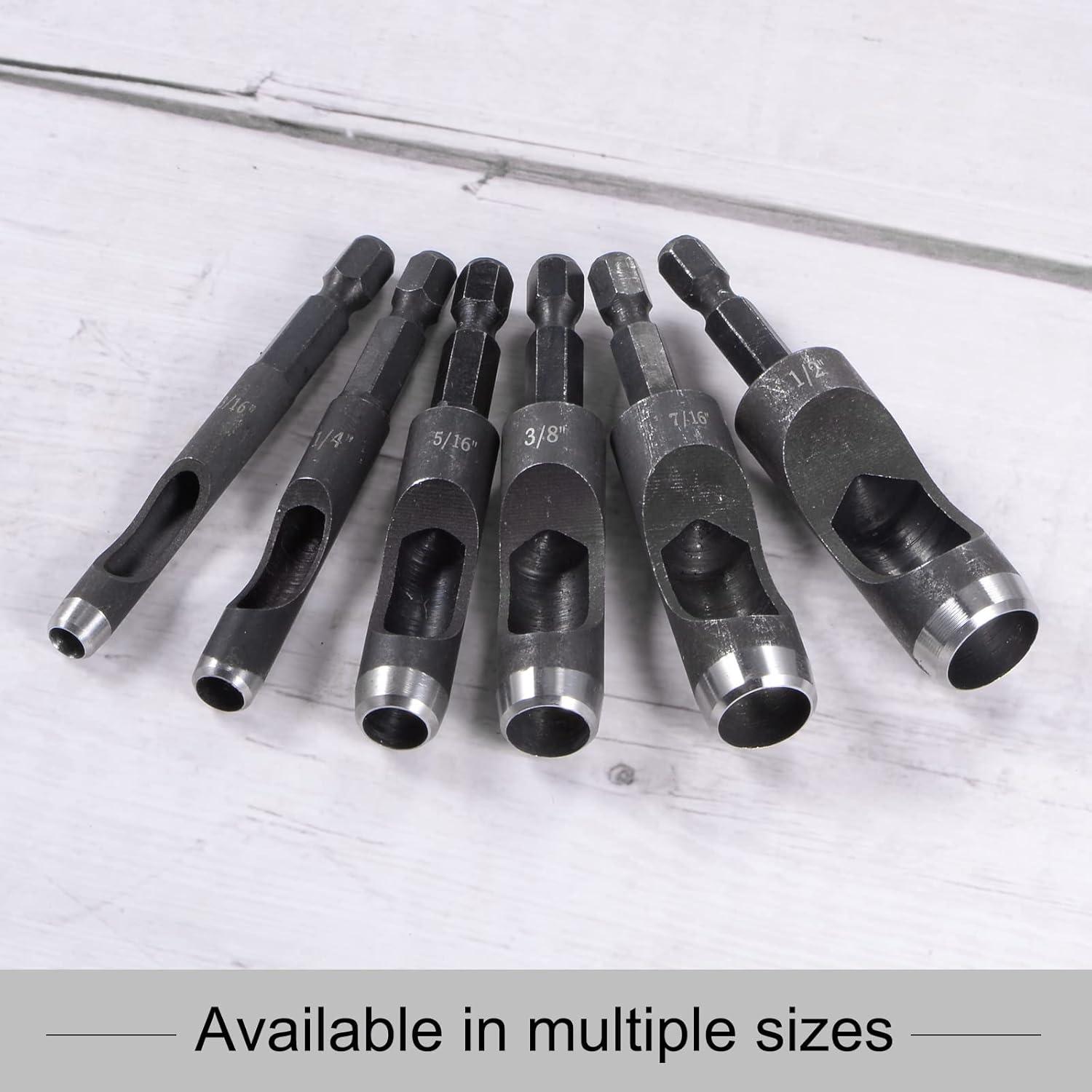 Punch de Cuero Hexagonal HARFINGTON 3/8" (9.53mm) - 2 Pcs