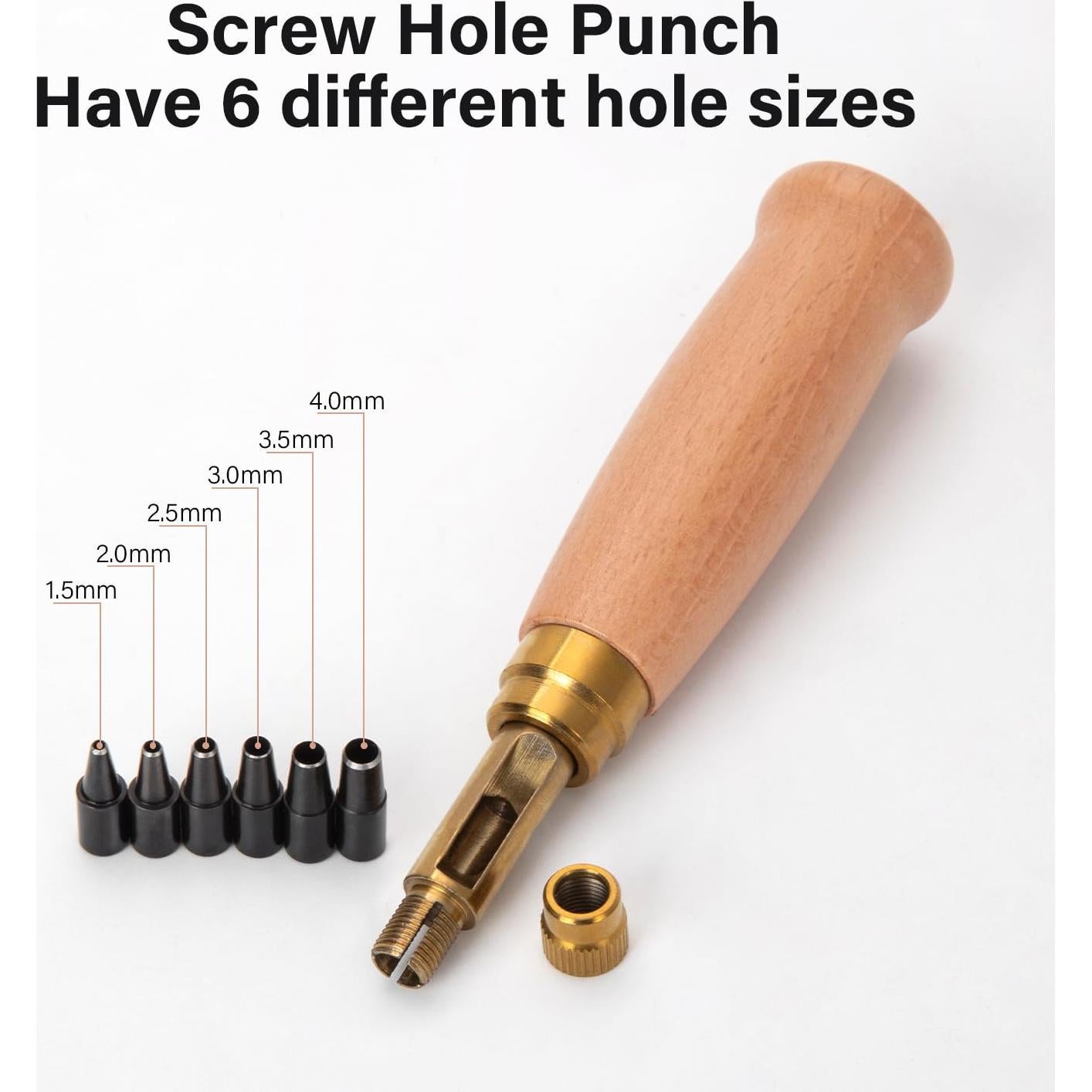 Perforador de Agujeros WUTA con Cabezas Intercambiables 1.5-4mm