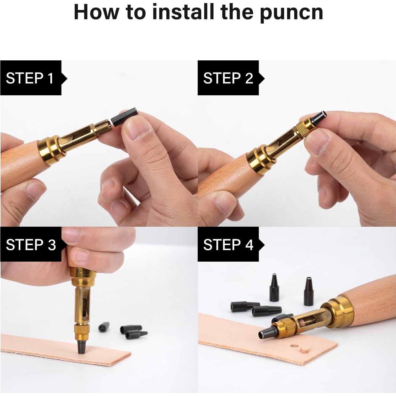 Perforador de Agujeros WUTA con Cabezas Intercambiables 1.5-4mm