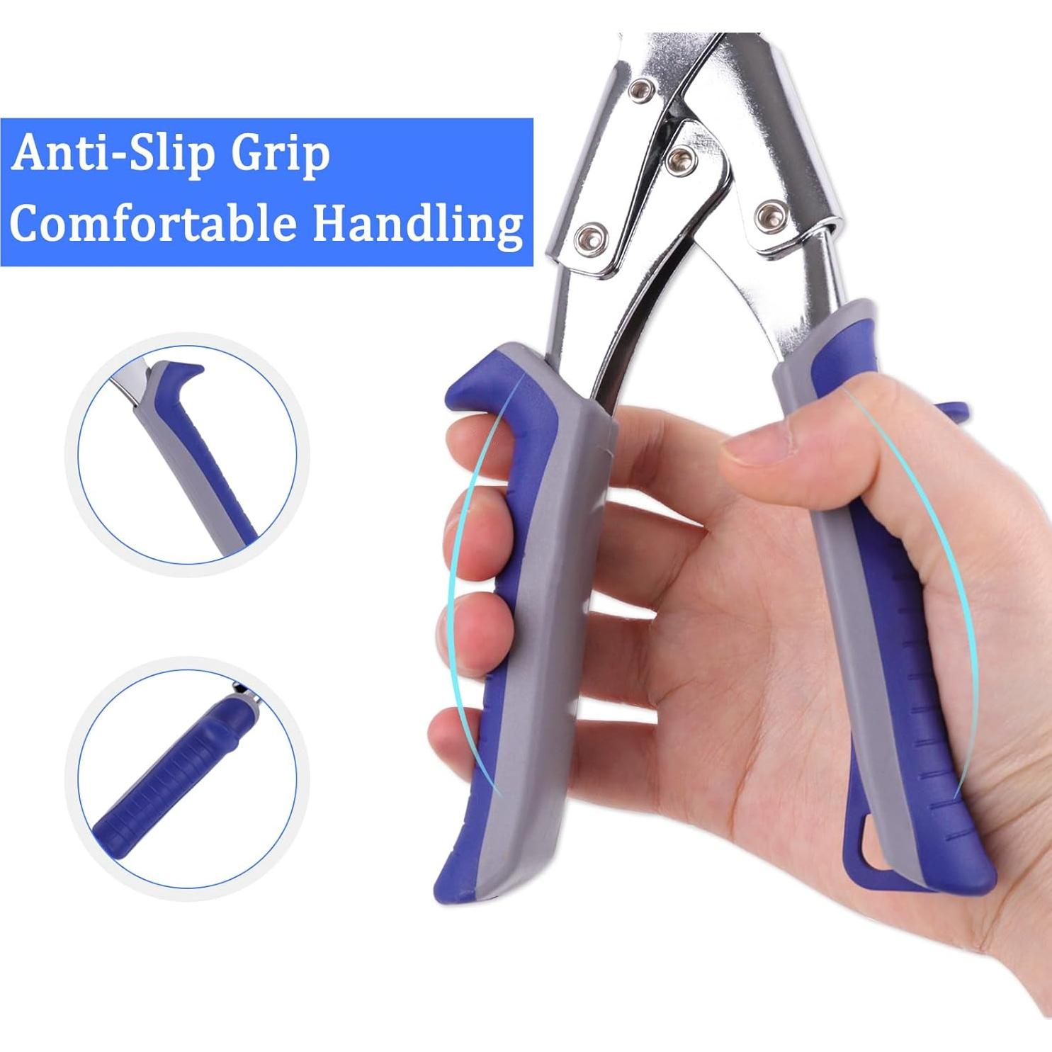 Perforadora de Agujeros de Cuero ZUFECY, 6 Tamaños Ajustables 2-4.5mm