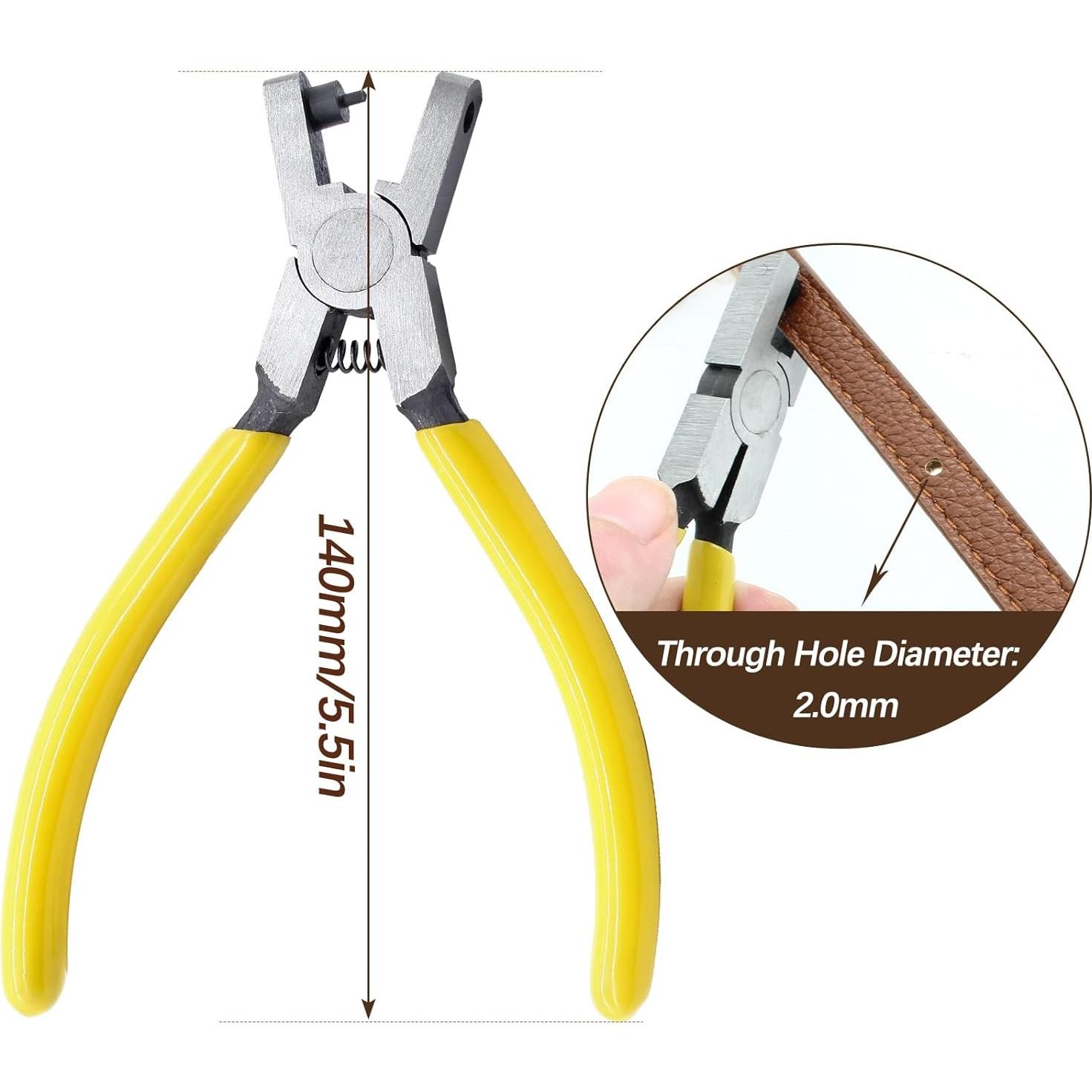 Perforador de Agujeros Hordion 2mm Acero Alto Carbono 140mm