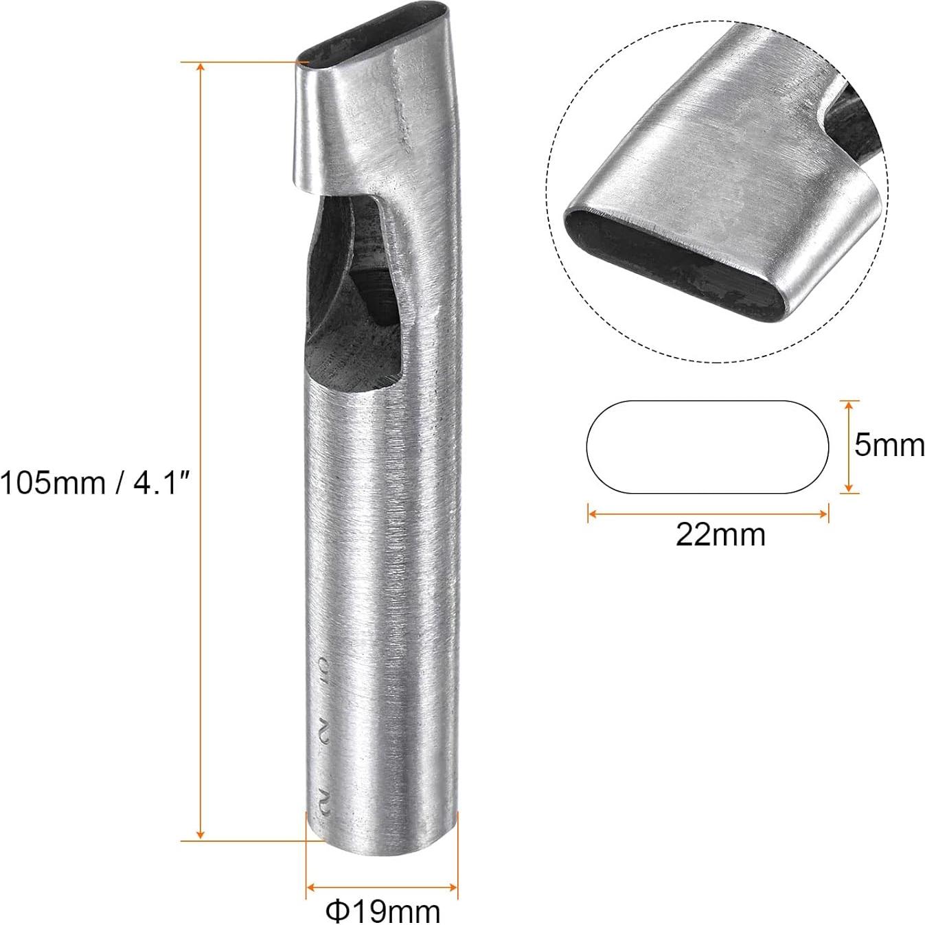 Cortador de Agujeros Ovalado Harfington 5x22mm para Cuero