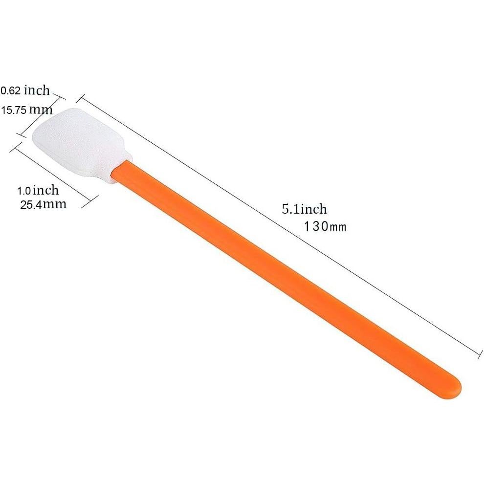 Cepillo de limpieza desechable Wellgler 200 piezas Naranja