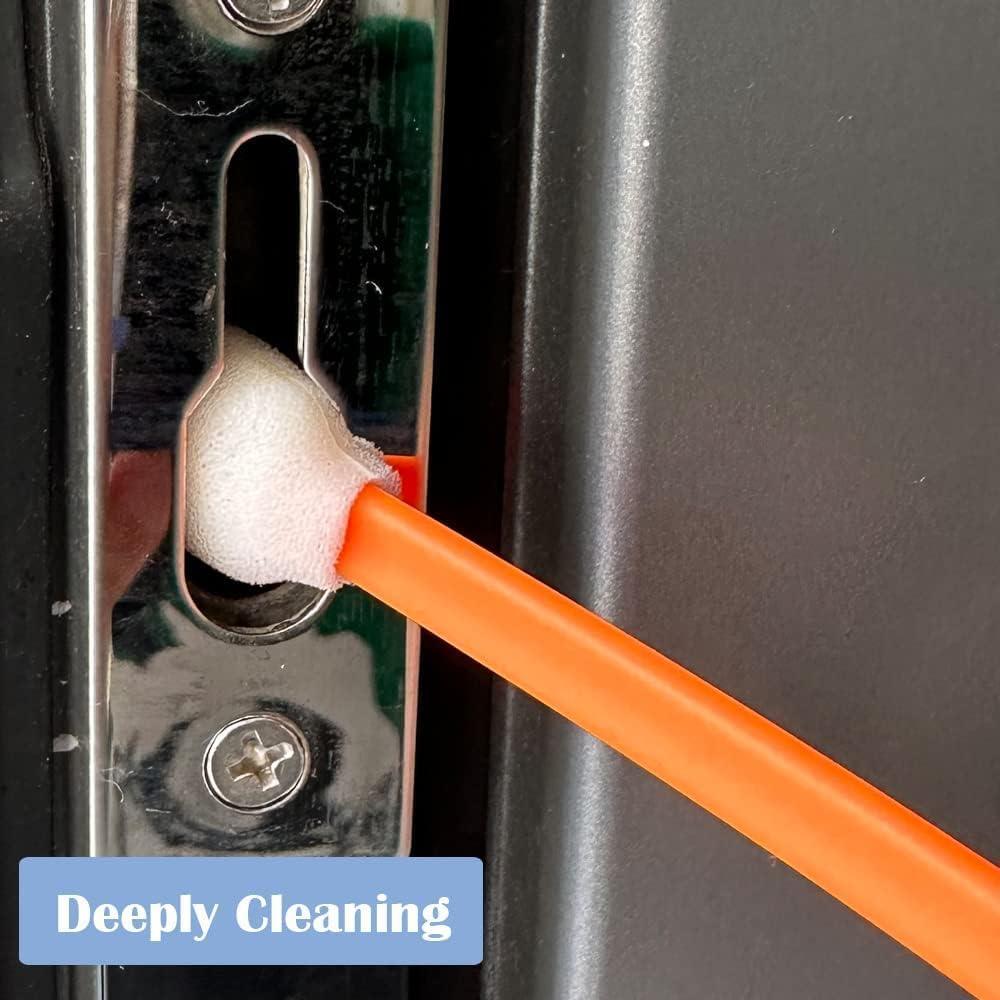 Cepillo de limpieza desechable Wellgler 200 piezas Naranja