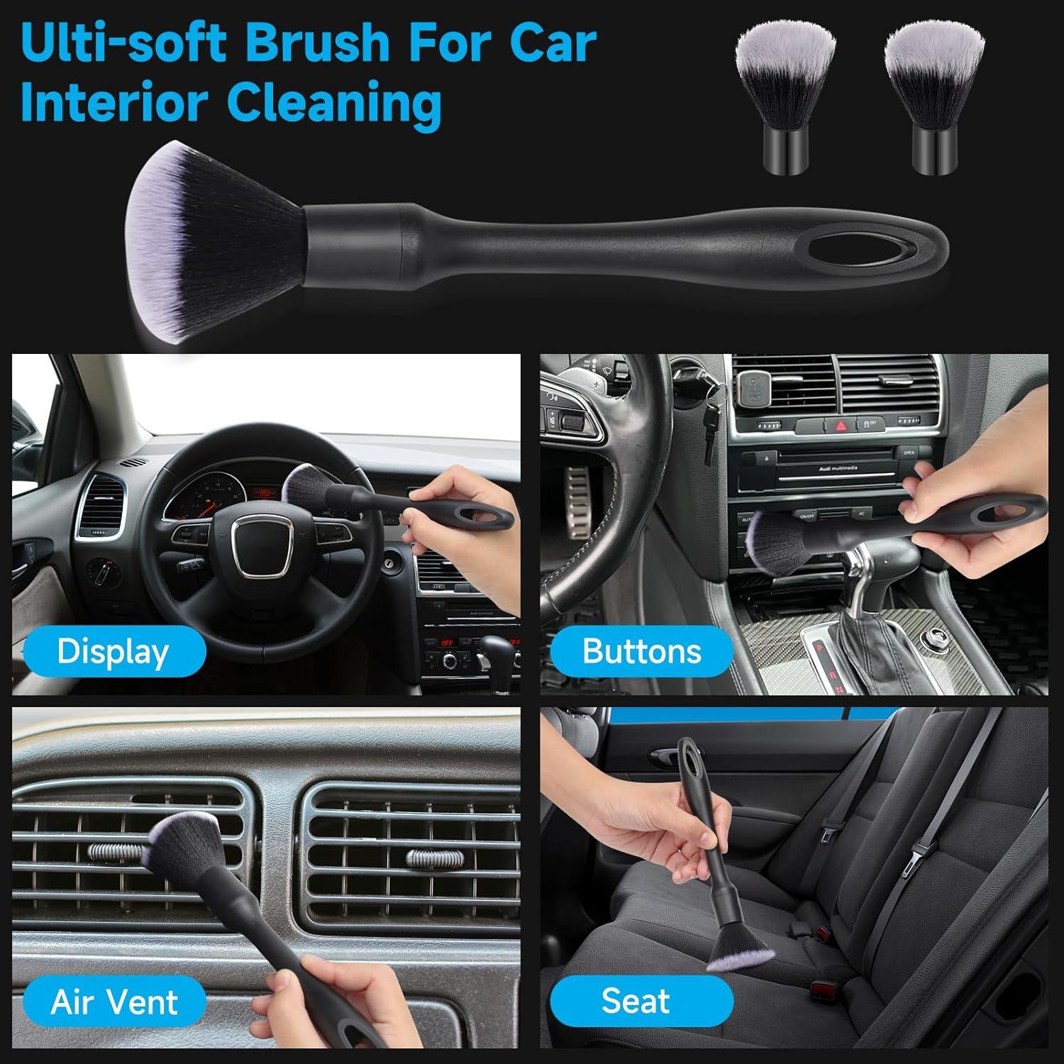 Juego de 9 Cepillos para Detallar Autos GECOTITI - Multiuso