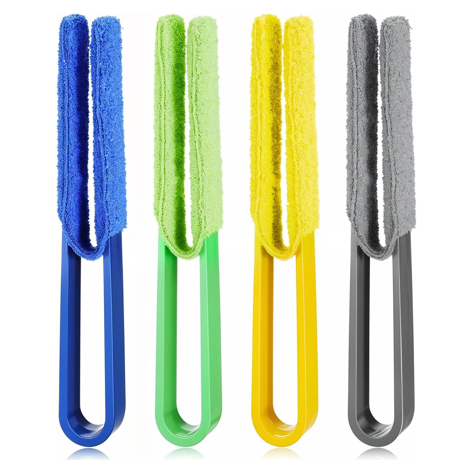 Limpiador de Persianas Dimeho 4 Pcs Microfibra Lavable