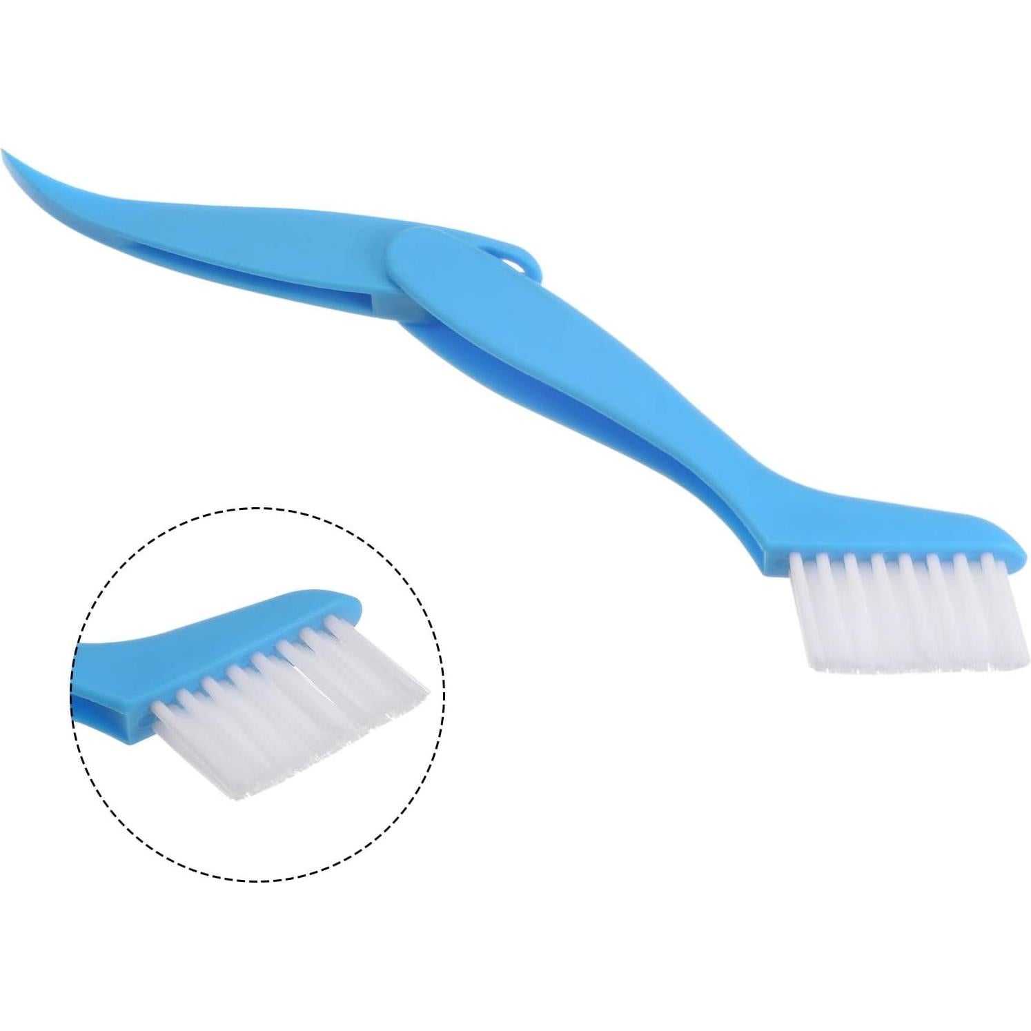 PATIKIL Mini Limpiador Duster Plegable 5 Pcs Azul