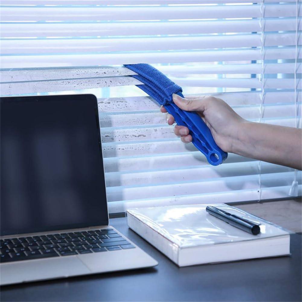 Limpiador de Persianas WELANGBN con 3 Mangas de Microfibra