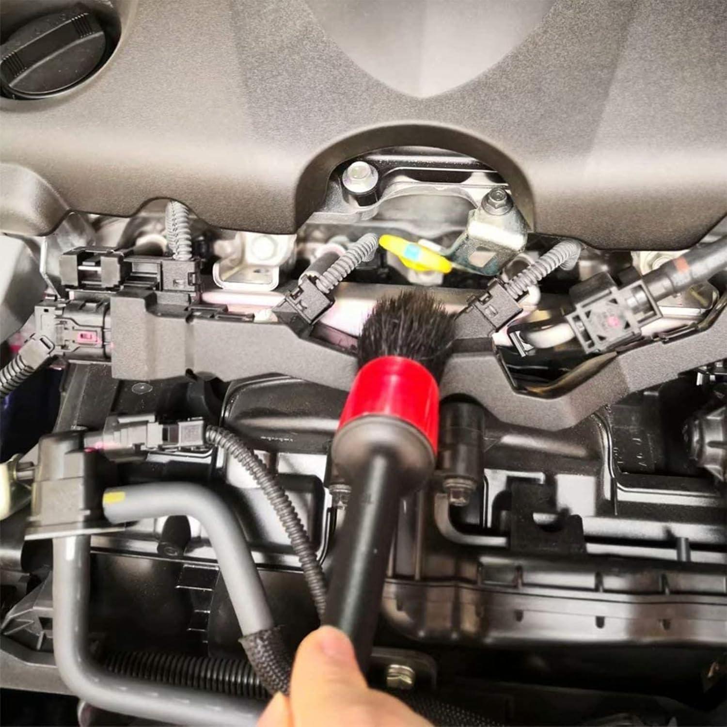 Juego de cepillos de detailing para auto LVSENLIN 10 piezas