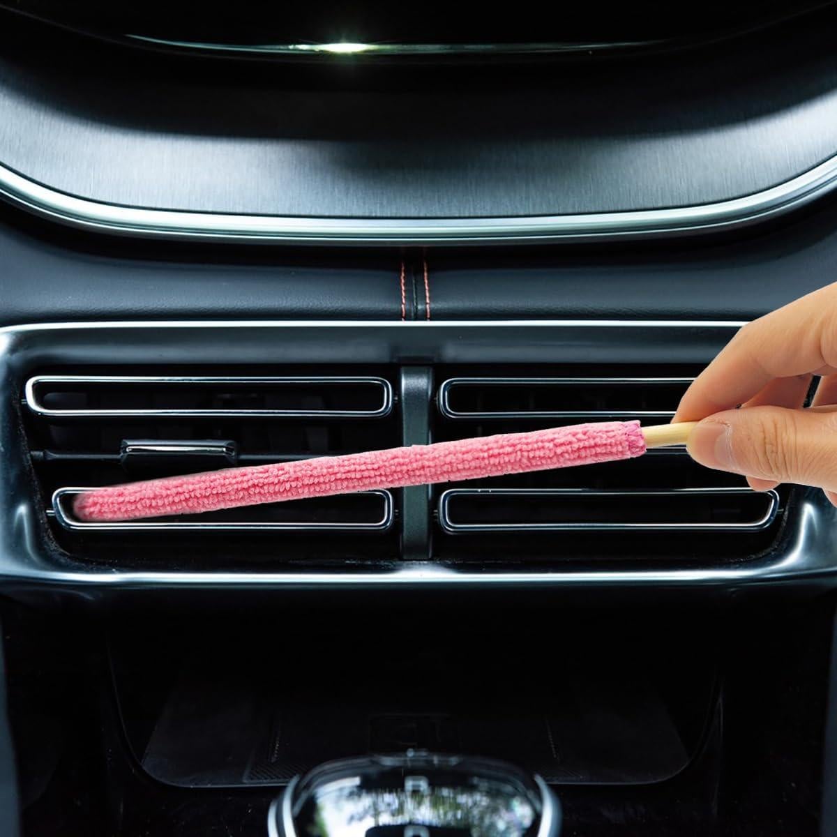 12 Mini Cepillos de Microfibra XYQMLY para Limpieza Detallada